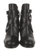 Burberry House Check Pattern Leather Boots