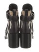 Burberry House Check Pattern Leather Boots
