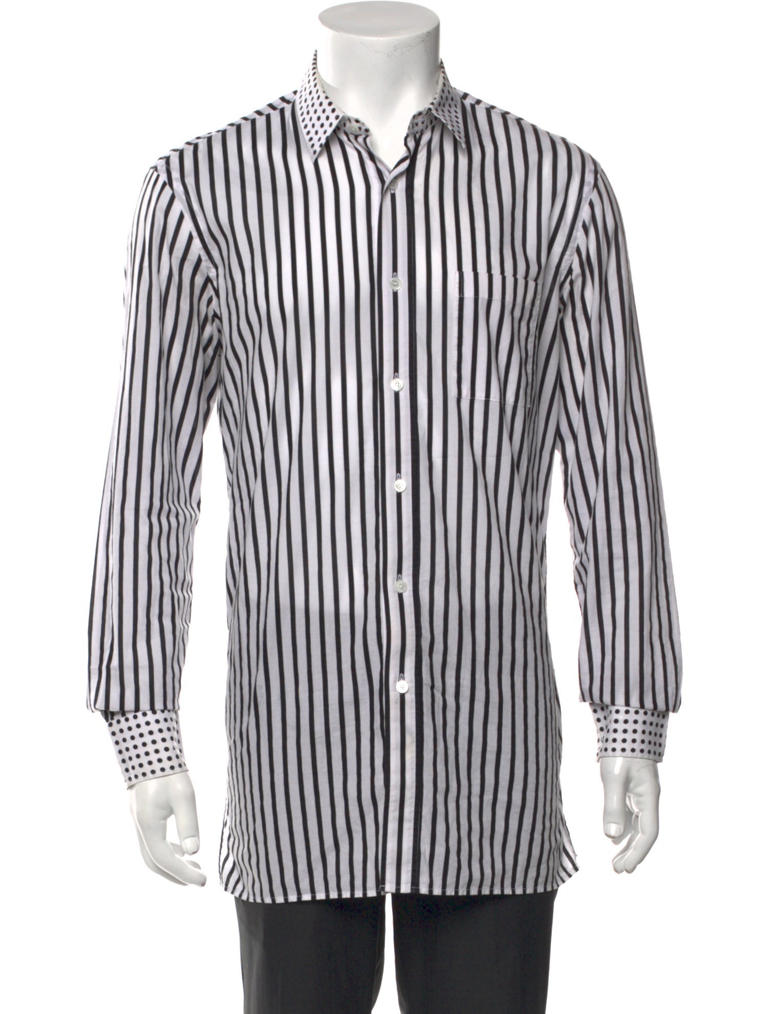 Burberry Striped Long Sleeve Shirt