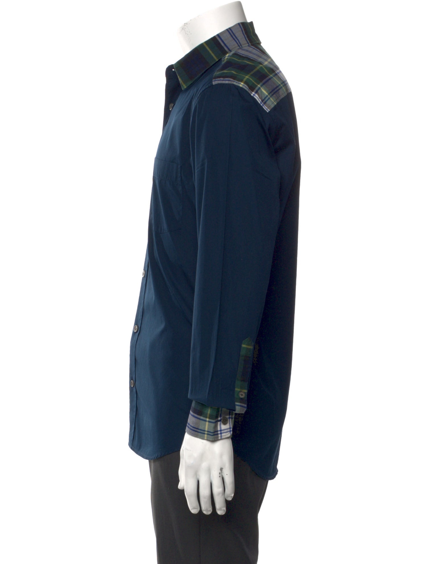 Burberry Nova Check Pattern Long Sleeve Shirt