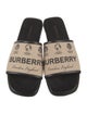 Burberry Canvas Printed Slides