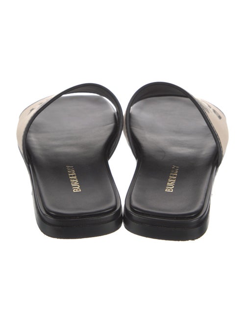 Burberry Canvas Printed Slides