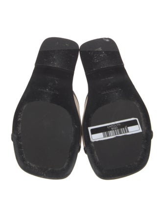 Burberry Canvas Printed Slides