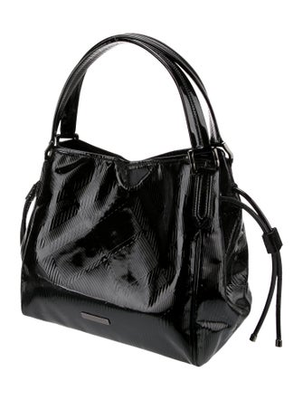 Burberry Patent Leather Shoulder Bag