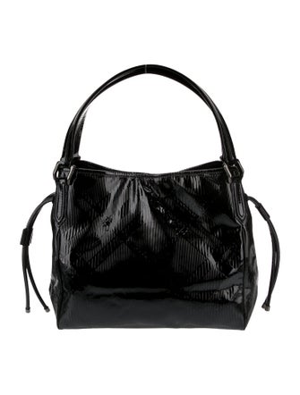 Burberry Patent Leather Shoulder Bag