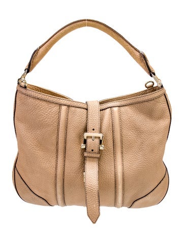 BURBERRY Hobos Leather Hobo Large