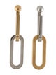 Burberry Two-Tone Chain Link Earrings