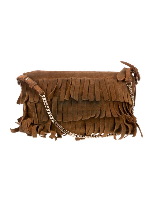 Burberry Suede Shoulder Bag