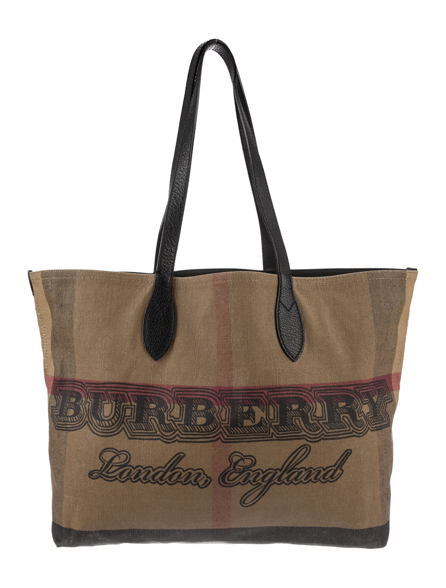 Burberry Mega Check Tote Medium
