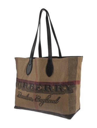 Burberry Mega Check Tote Medium