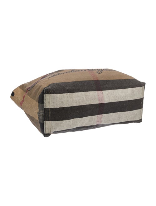 Burberry Mega Check Tote Medium