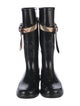 Burberry Nova Check Pattern Rubber Rain Boots