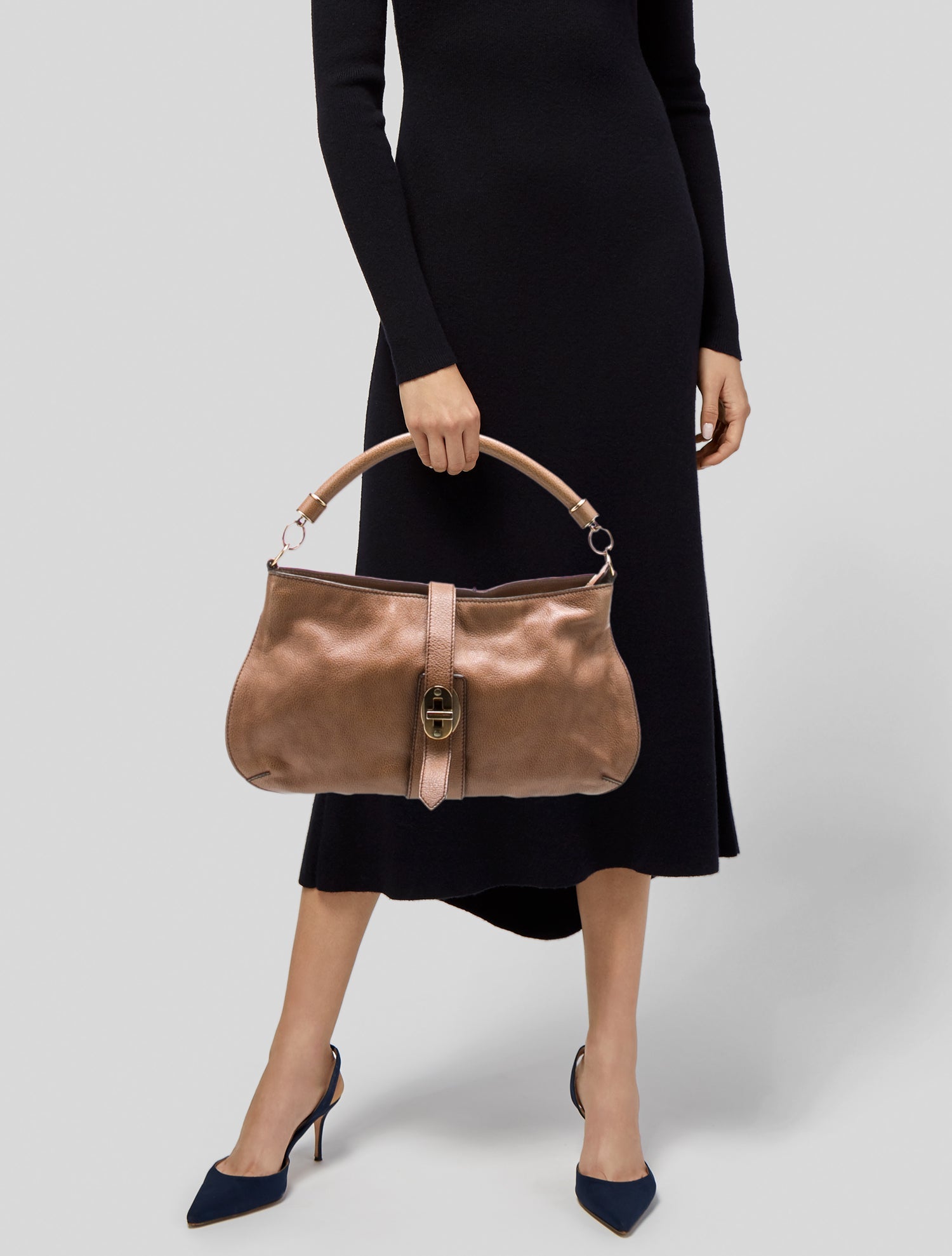 Burberry Leather Hobo