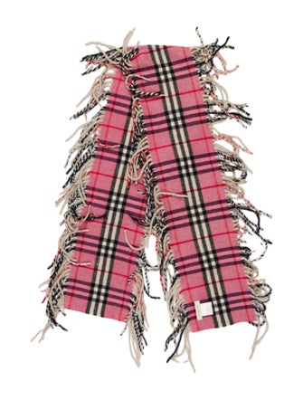 Burberry Prorsum Wool House Check Pattern Scarf