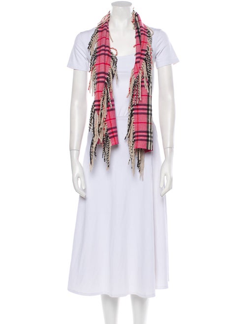 Burberry Prorsum Wool House Check Pattern Scarf