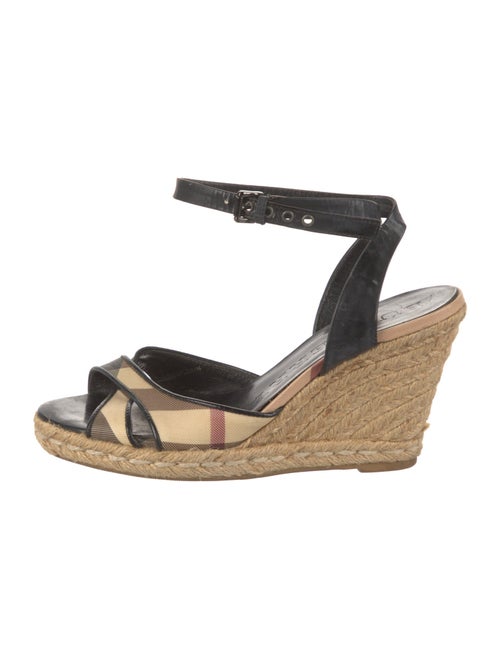 Burberry Printed Braided Accents Espadrilles