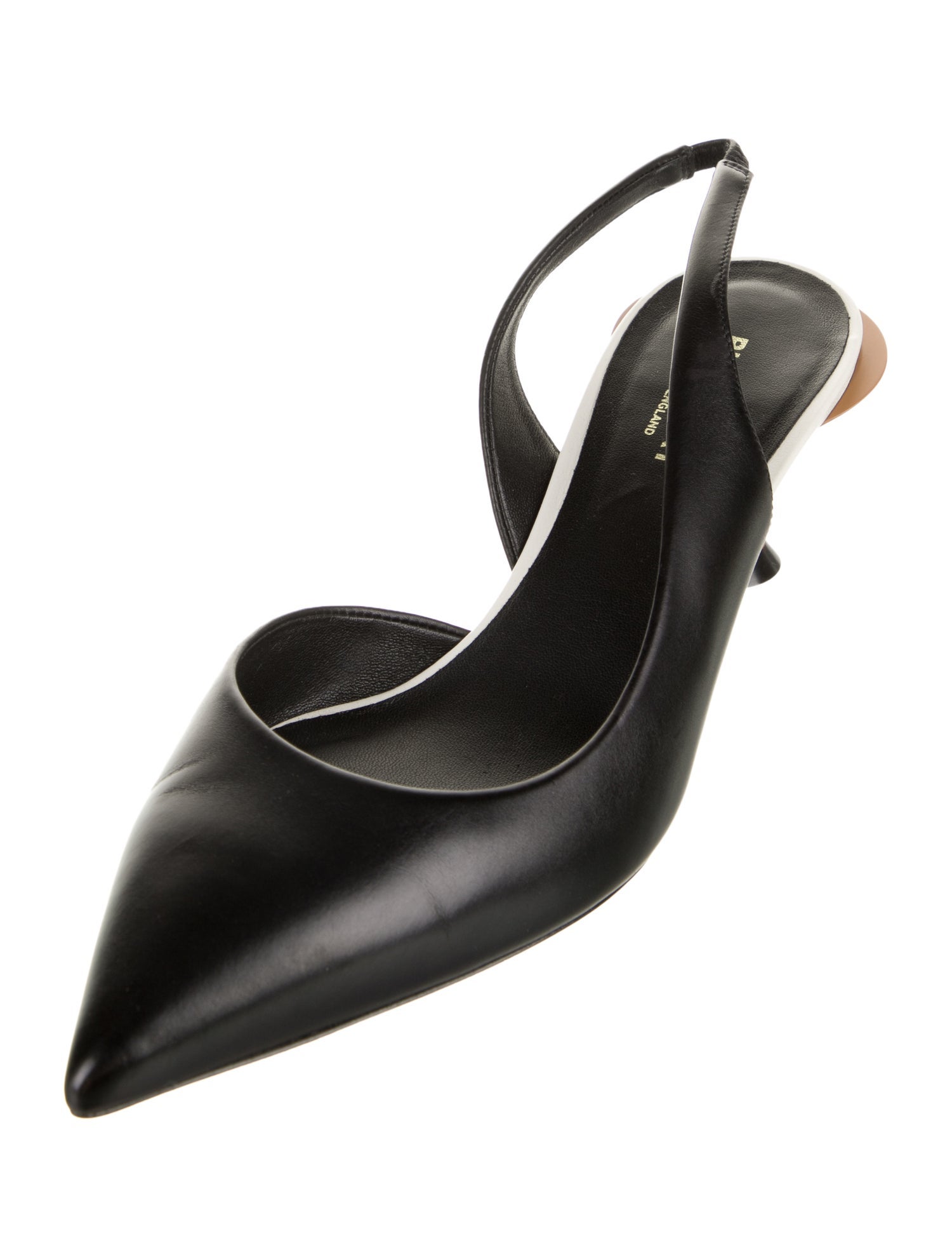 Burberry Leather Slingback Pumps