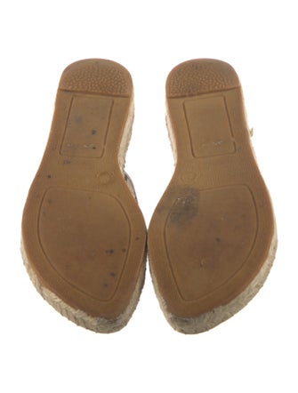 Burberry Nova Check Pattern Canvas Espadrilles