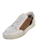 Burberry House Check Pattern Leather Sneakers