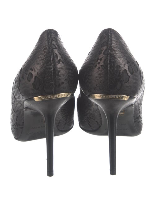 Burberry Leather Lasercut Accents Pumps
