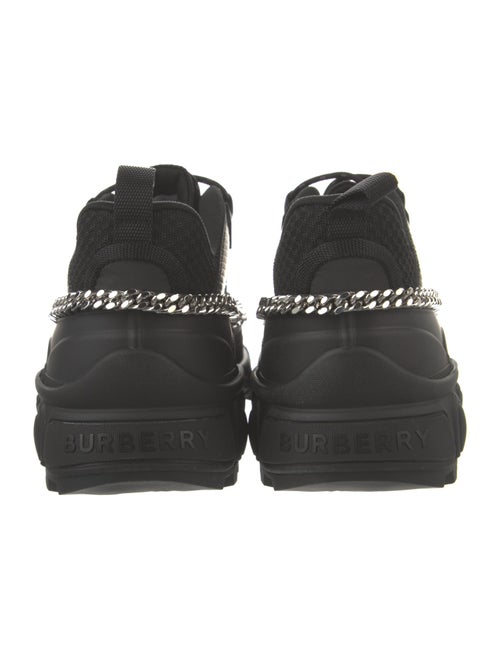 Burberry Nova Check Pattern Nylon Sneakers