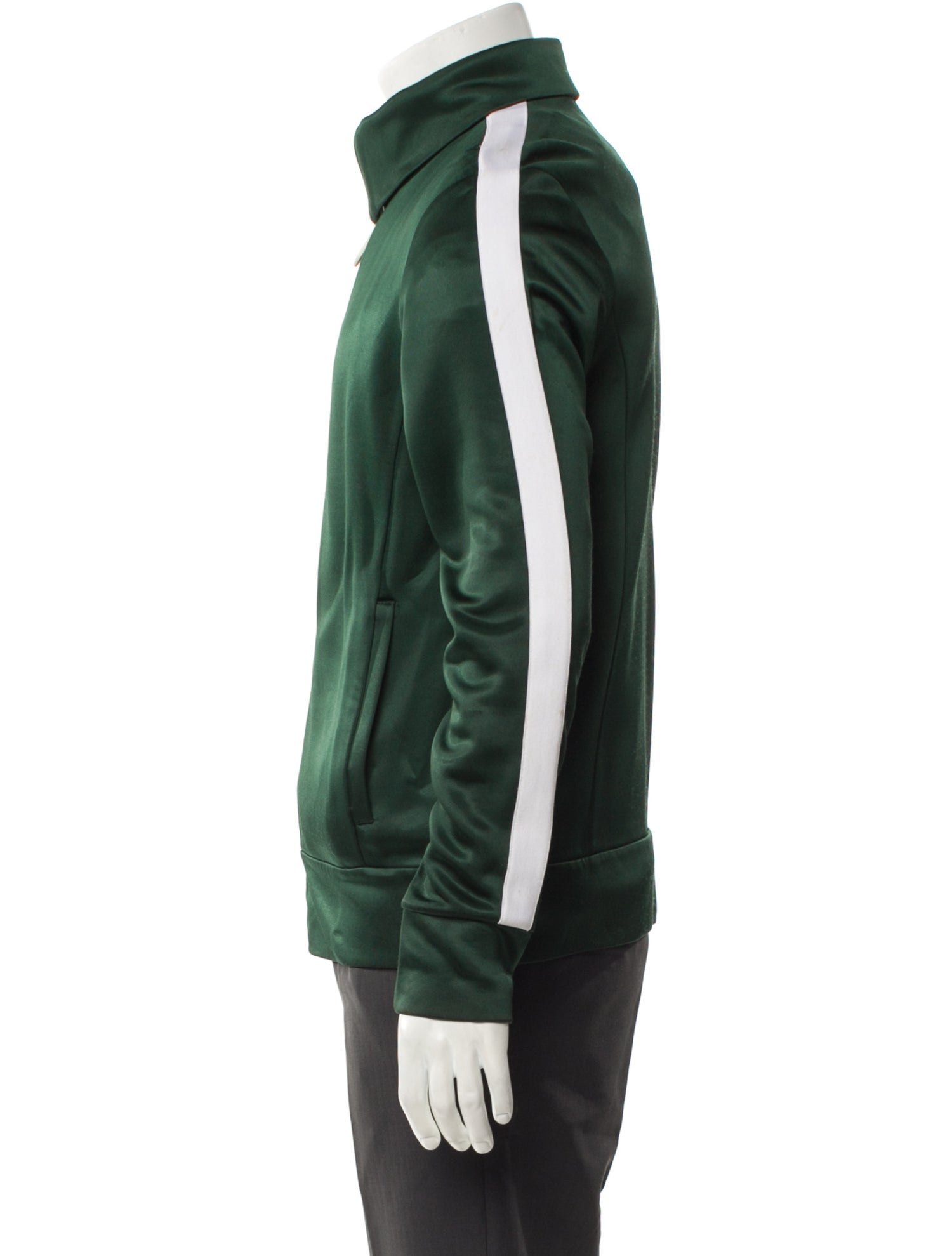 Burberry Striped Bomber Jacket