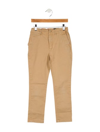 Burberry Boys' Straight Leg Khaki Pantss