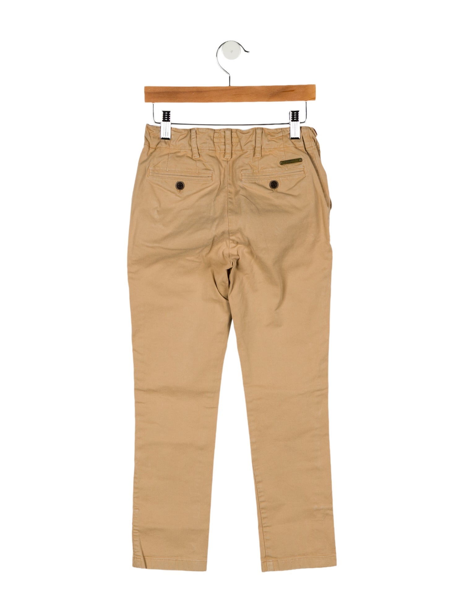 Burberry Boys' Straight Leg Khaki Pantss