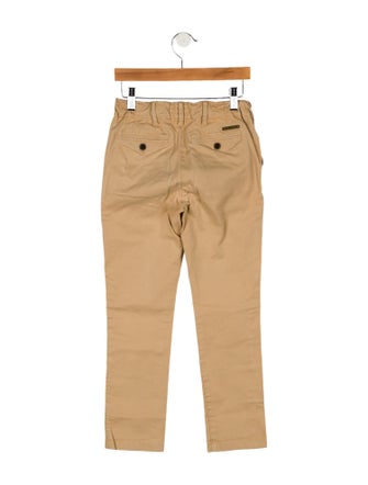 Burberry Boys' Straight Leg Khaki Pantss