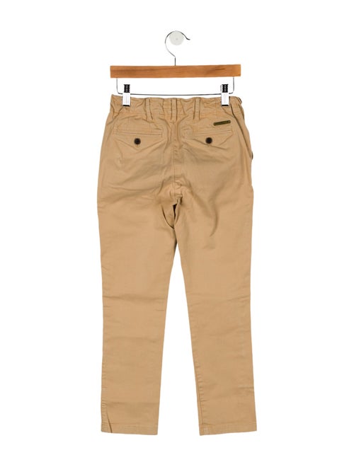Burberry Boys' Straight Leg Khaki Pantss