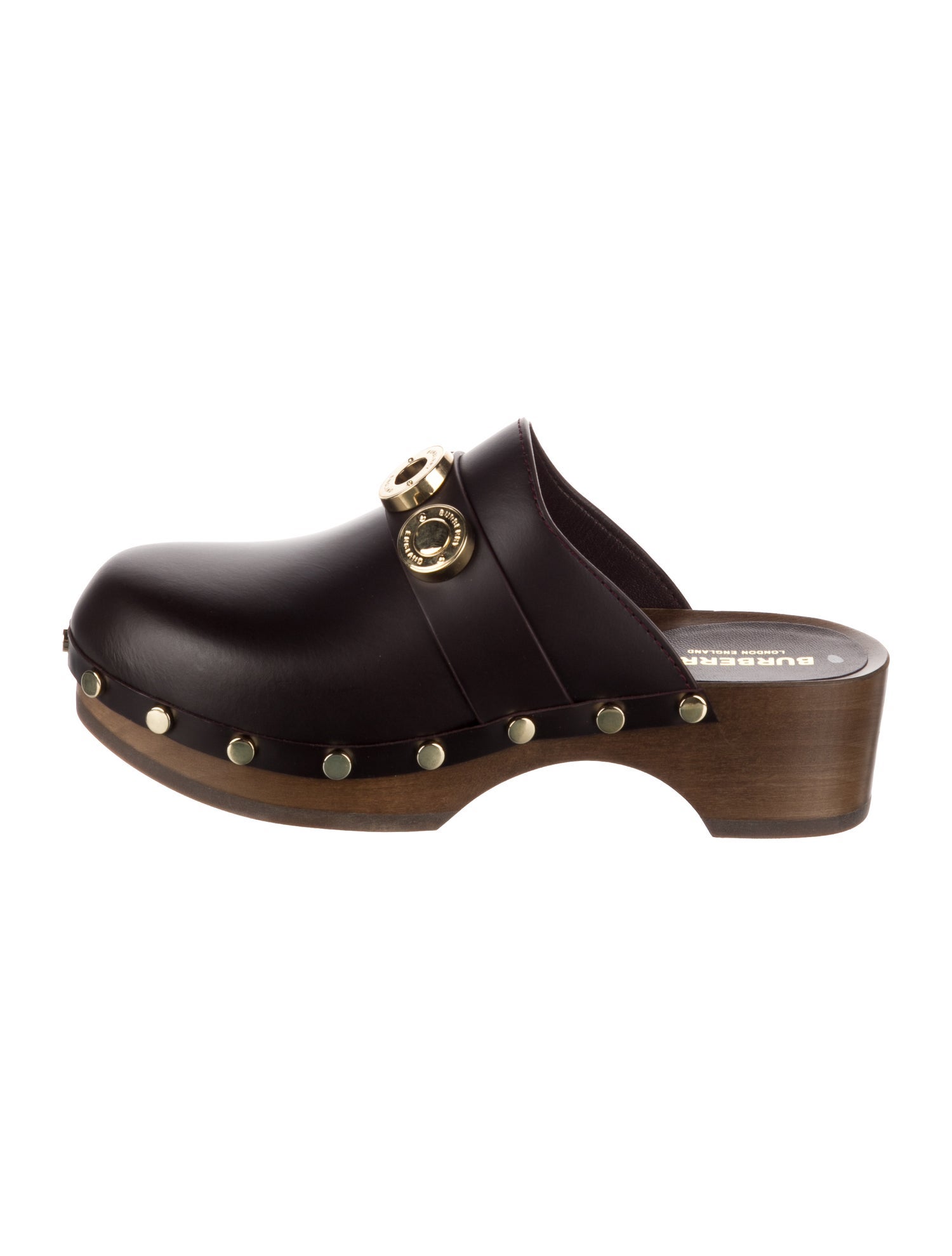 Burberry Leather Mules