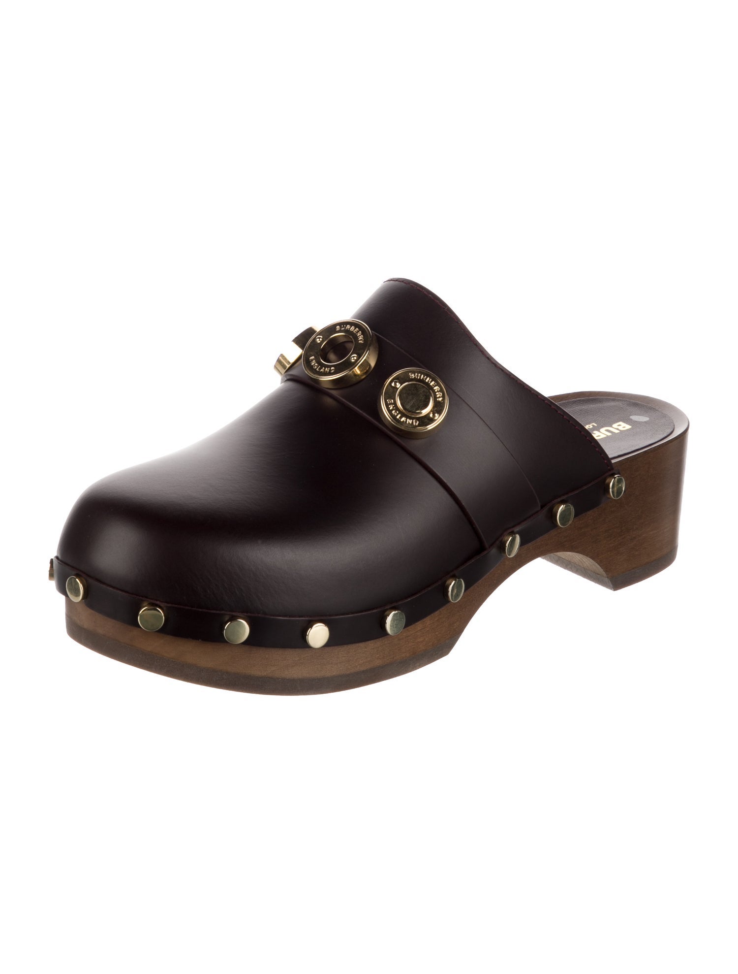 Burberry Leather Mules