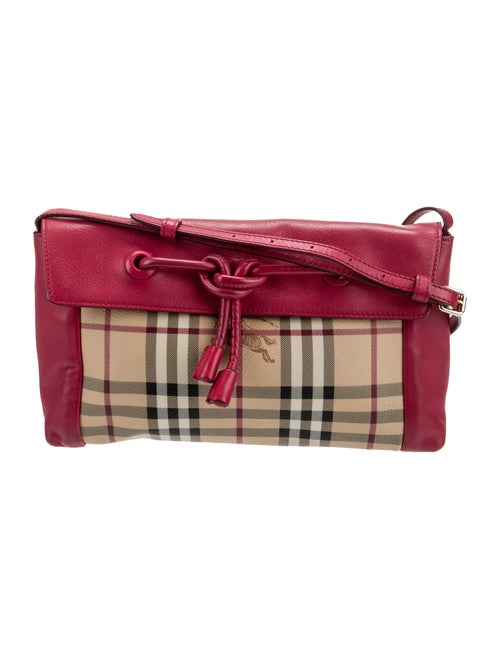 Burberry Haymarket Check Shoulder Bag