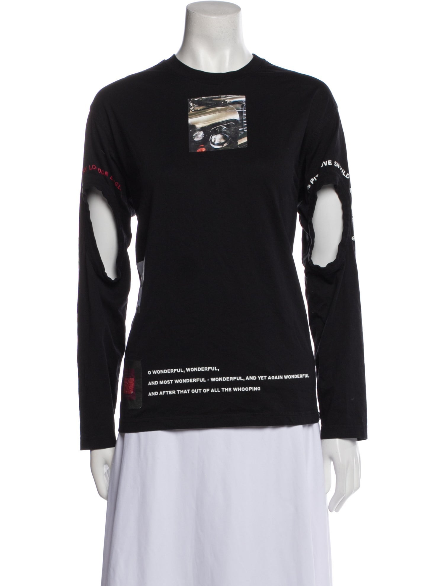 Burberry Graphic Print Crew Neck T-Shirt