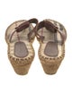 Burberry Leather Espadrilles