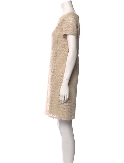 Burberry Lace Pattern Mini Dress