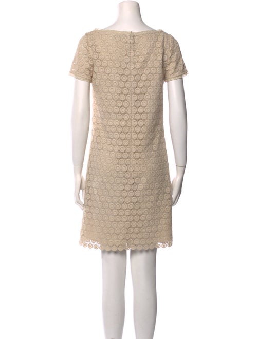 Burberry Lace Pattern Mini Dress