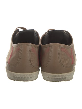 Burberry House Check Pattern Canvas Sneakers
