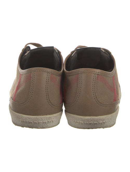 Burberry House Check Pattern Canvas Sneakers