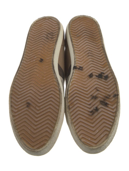Burberry House Check Pattern Canvas Sneakers