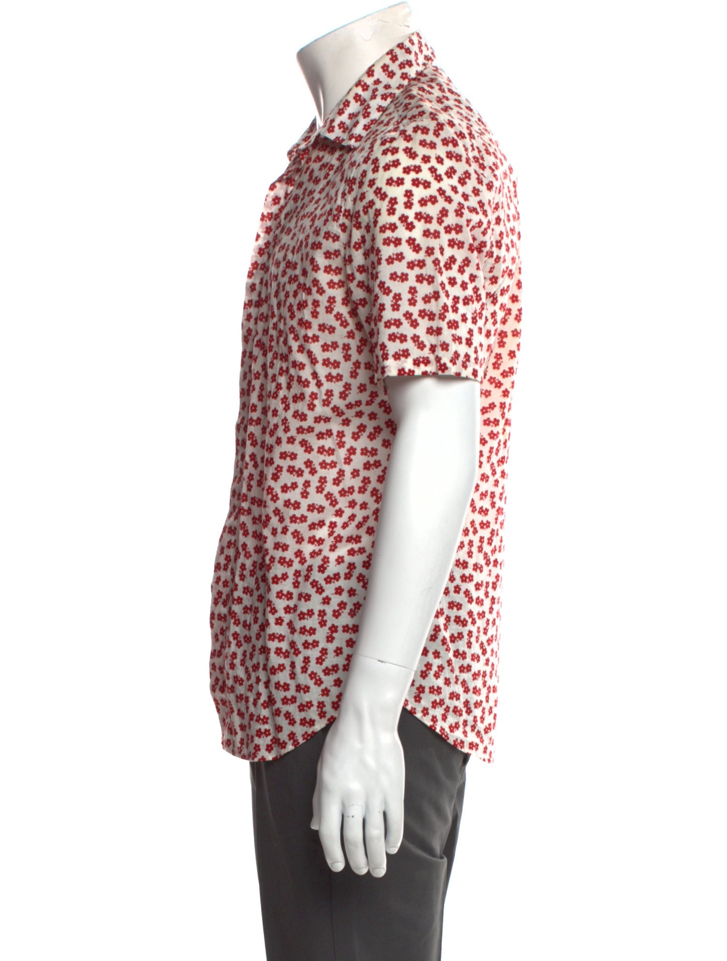 Burberry Floral Print Short Sleeve Shirt