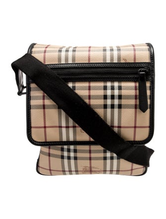 Burberry Haymarket Check Messenger Bag
