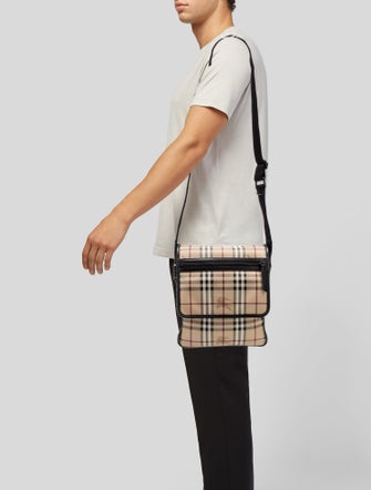 Burberry Haymarket Check Messenger Bag