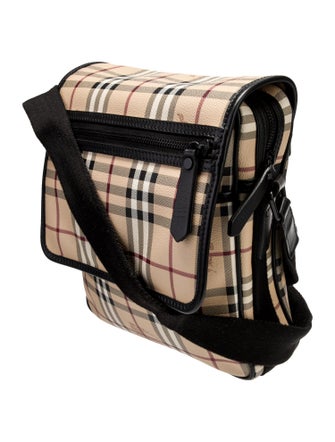 Burberry Haymarket Check Messenger Bag