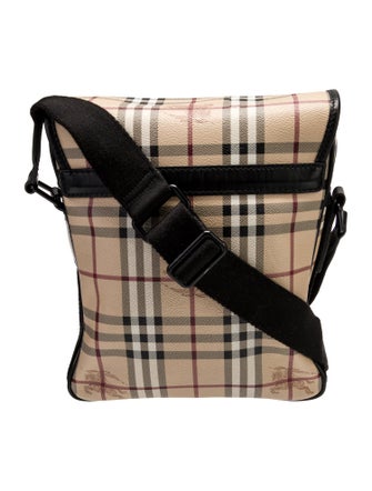 Burberry Haymarket Check Messenger Bag
