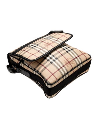 Burberry Haymarket Check Messenger Bag