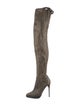 Burberry Snakeskin Animal Print Boots