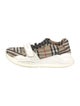 Burberry House Check Pattern Canvas Sneakers