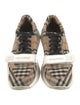 Burberry House Check Pattern Canvas Sneakers
