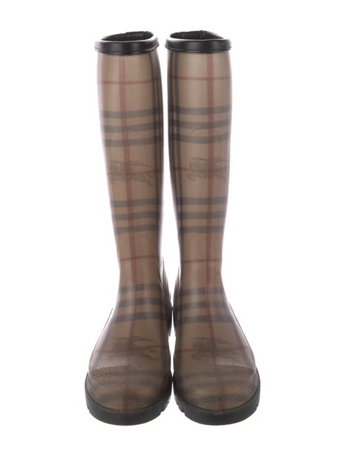 Burberry Rubber Printed Rain Boots